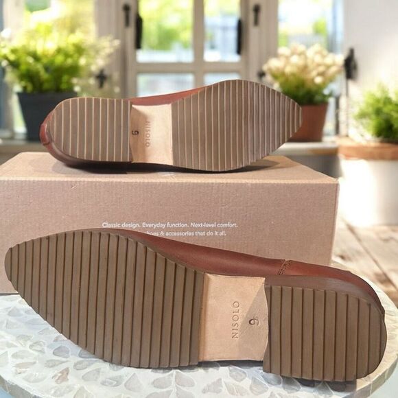 NISOLO Anthropologie $228 Chelsea Boots Women’s 9 Leather Ankle NEW Sustainable - Picture 10 of 16